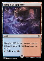 Magic the Gathering Card - Temple of Epiphany - MTG Circle