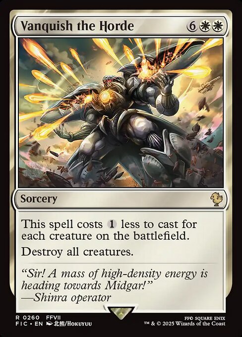 Magic the Gathering Card - Vanquish the Horde - MTG Circle