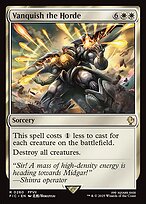 Magic the Gathering Card - Vanquish the Horde - MTG Circle