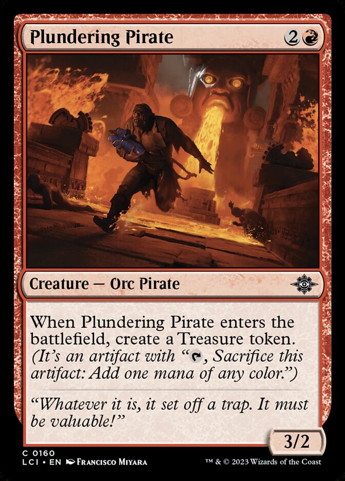Magic the Gathering Card - Plundering Pirate - MTG Circle