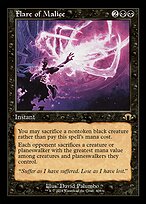 Magic the Gathering Card - Flare of Malice - MTG Circle