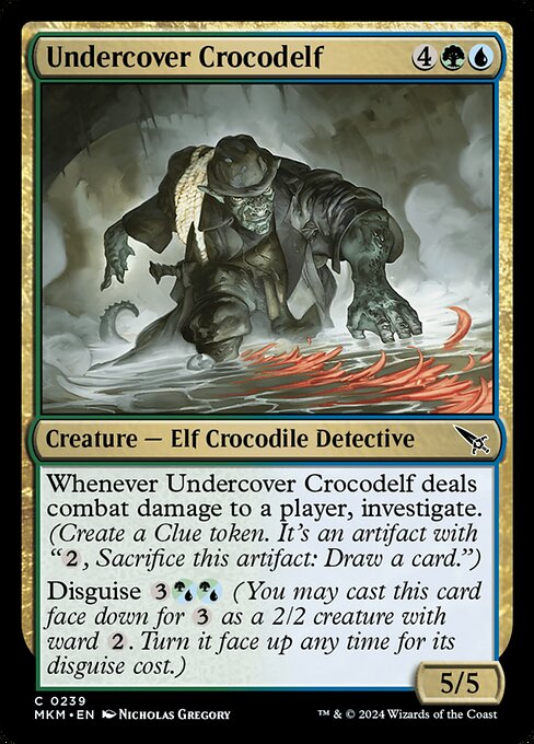Magic the Gathering Card - Undercover Crocodelf - MTG Circle