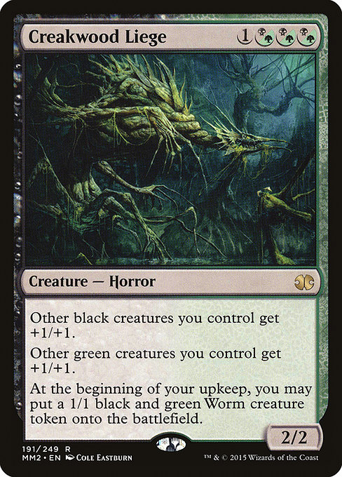 Magic the Gathering Card - Creakwood Liege - MTG Circle