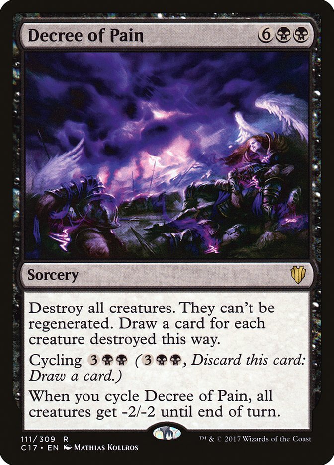 Magic the Gathering Card - Decree of Pain - MTG Circle