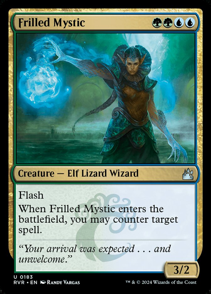 Magic the Gathering Card - Frilled Mystic - MTG Circle