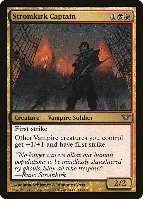 Magic the Gathering Card - Stromkirk Captain - MTG Circle