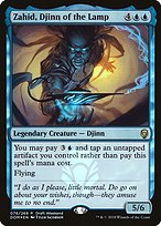 Magic the Gathering Card - Zahid, Djinn of the Lamp - MTG Circle