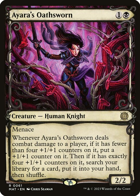 Magic the Gathering Card - Ayara's Oathsworn - MTG Circle