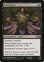 Magic the Gathering Card - Dark Favor - MTG Circle