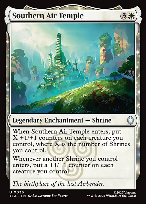 Magic the Gathering Card - Southern Air Temple - MTG Circle