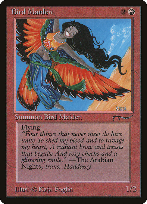 Magic the Gathering Card - Bird Maiden - MTG Circle