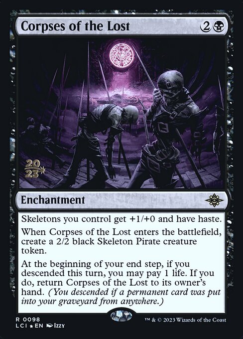 Magic the Gathering Card - Corpses of the Lost - MTG Circle