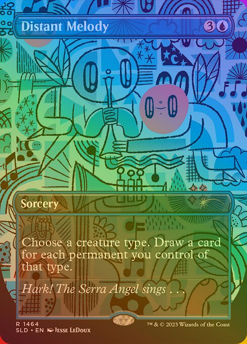 Magic the Gathering Card - Distant Melody - MTG Circle