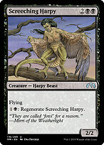 Magic the Gathering Card - Screeching Harpy - MTG Circle