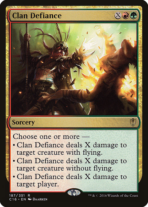 Magic the Gathering Card - Clan Defiance - MTG Circle