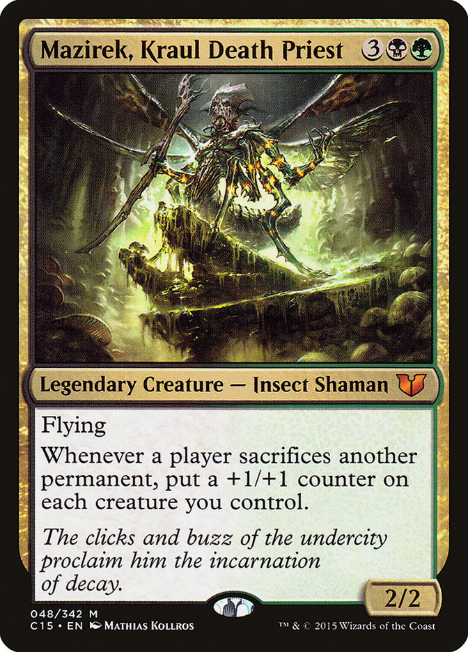 Magic the Gathering Card - Mazirek, Kraul Death Priest - MTG Circle