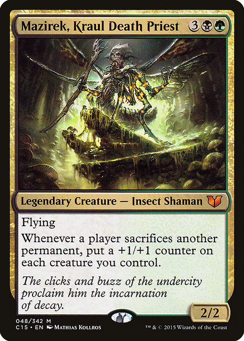 Magic the Gathering Card - Mazirek, Kraul Death Priest - MTG Circle