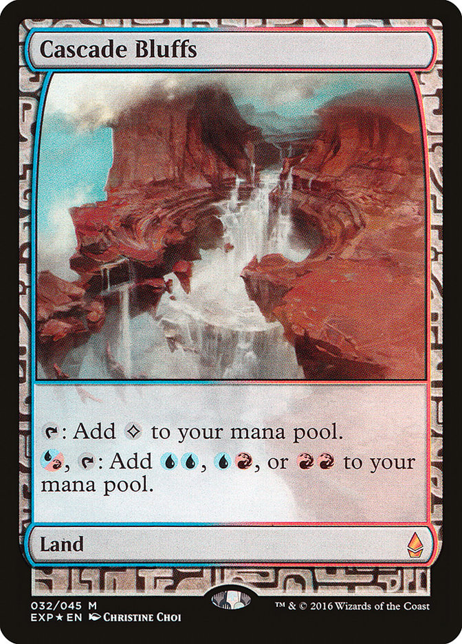 Magic the Gathering Card - Cascade Bluffs - MTG Circle