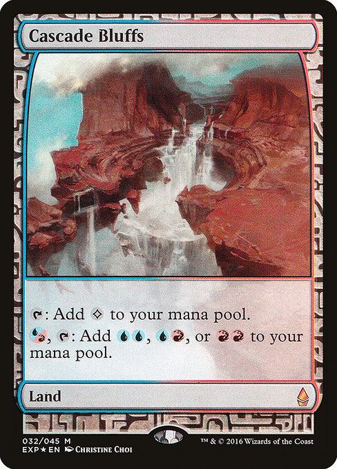 Magic the Gathering Card - Cascade Bluffs - MTG Circle