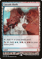 Magic the Gathering Card - Cascade Bluffs - MTG Circle
