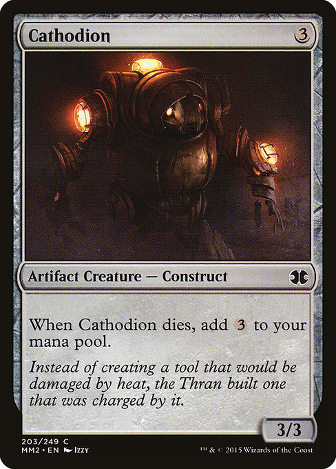 Magic the Gathering Card - Cathodion - MTG Circle