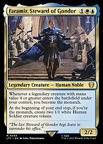 Magic the Gathering Card - Faramir, Steward of Gondor - MTG Circle