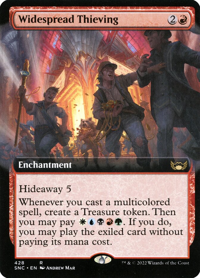 Magic the Gathering Card - Widespread Thieving - MTG Circle