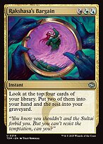 Magic the Gathering Card - Rakshasa's Bargain - MTG Circle