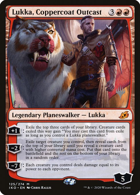 Magic the Gathering Card - Lukka, Coppercoat Outcast - MTG Circle