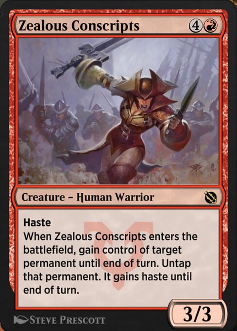 Magic the Gathering Card - Zealous Conscripts - MTG Circle