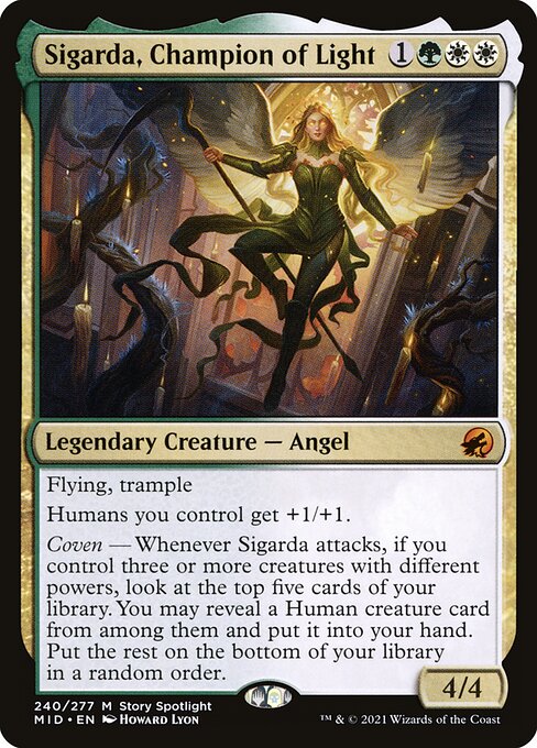 Magic the Gathering Card - Sigarda, Champion of Light - MTG Circle
