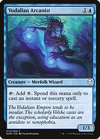 Magic the Gathering Card - Vodalian Arcanist - MTG Circle
