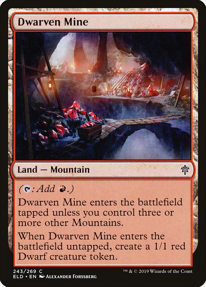 Magic the Gathering Card - Dwarven Mine - MTG Circle