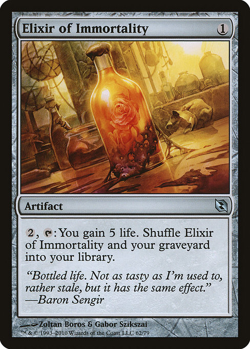 Magic the Gathering Card - Elixir of Immortality - MTG Circle