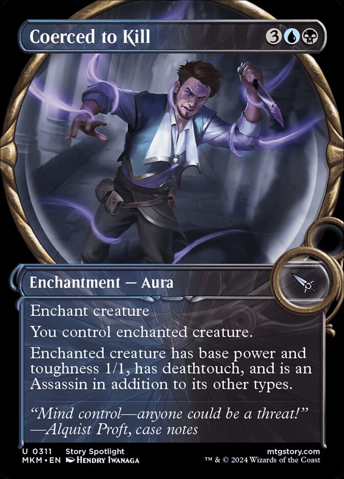 Magic the Gathering Card - Coerced to Kill - MTG Circle