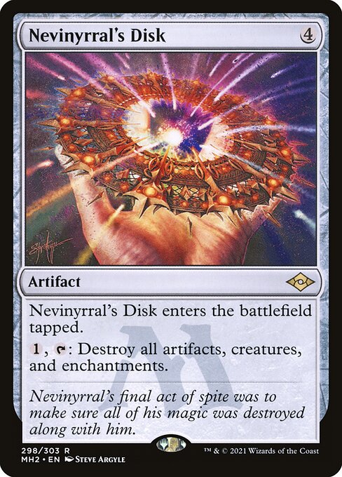 Magic the Gathering Card - Nevinyrral's Disk - MTG Circle