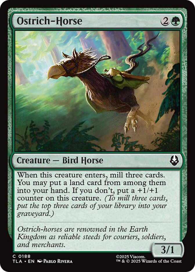 Magic the Gathering Card - Ostrich-Horse - MTG Circle