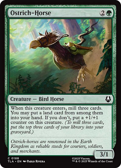 Magic the Gathering Card - Ostrich-Horse - MTG Circle