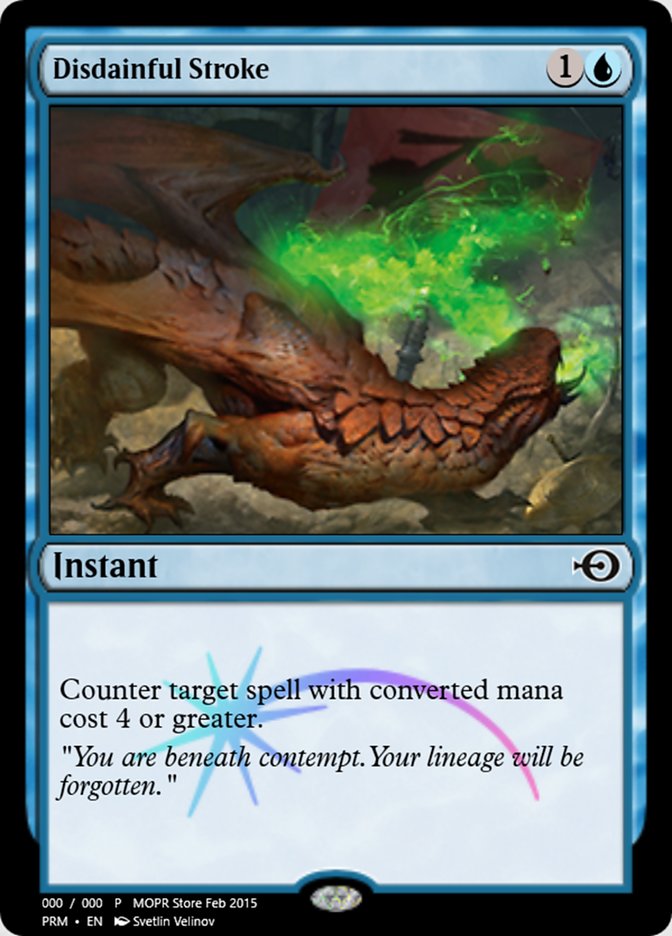Magic the Gathering Card - Disdainful Stroke - MTG Circle