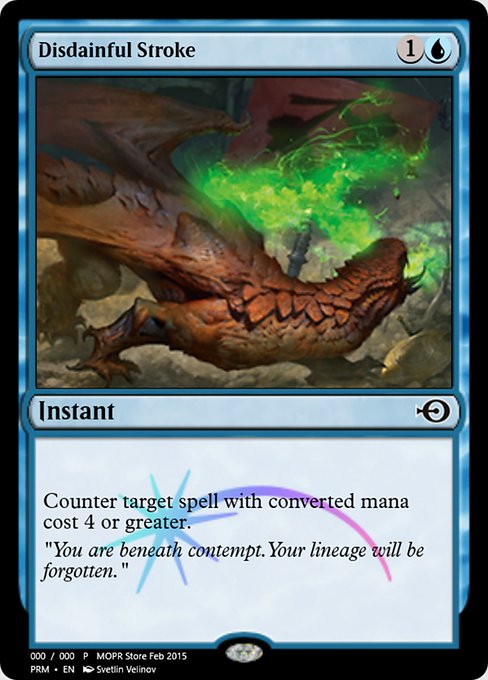 Magic the Gathering Card - Disdainful Stroke - MTG Circle