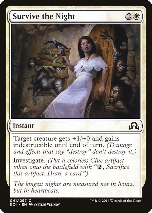 Magic the Gathering Card - Survive the Night - MTG Circle