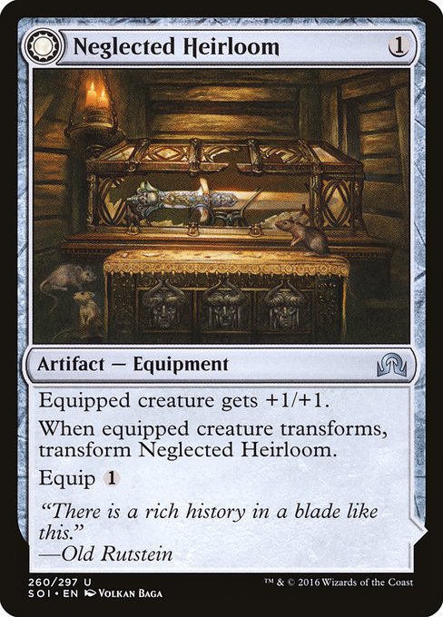 Magic the Gathering Card - Neglected Heirloom - MTG Circle