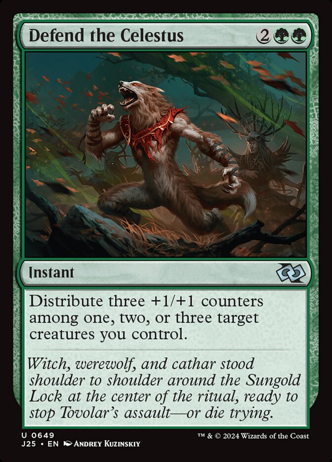 Magic the Gathering Card - Defend the Celestus - MTG Circle