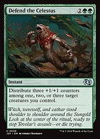 Magic the Gathering Card - Defend the Celestus - MTG Circle