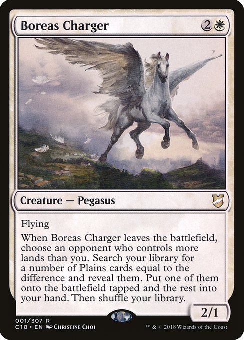 Magic the Gathering Card - Boreas Charger - MTG Circle