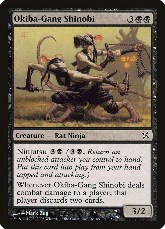 Magic the Gathering Card - Okiba-Gang Shinobi - MTG Circle