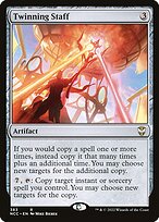 Magic the Gathering Card - Twinning Staff - MTG Circle