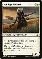 Magic the Gathering Card - Kor Scythemaster - MTG Circle