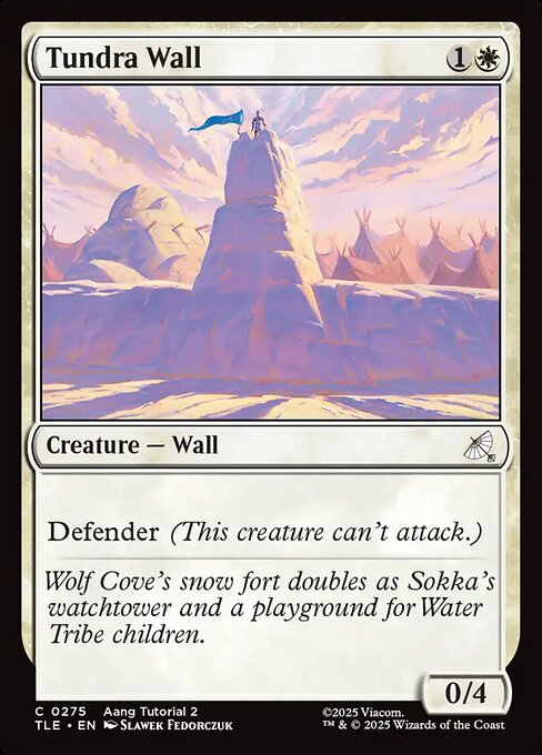 Magic the Gathering Card - Tundra Wall - MTG Circle