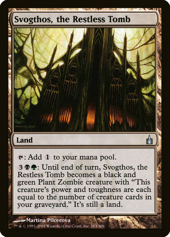 Magic the Gathering Card - Svogthos, the Restless Tomb - MTG Circle